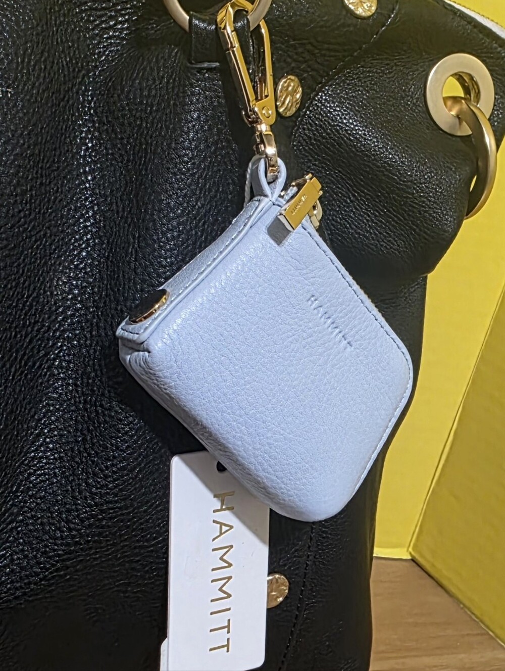 Hanmitt Syd Mini Pouch with Gold Hardware